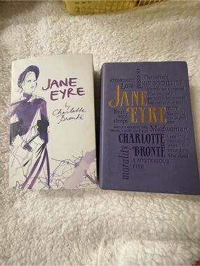 Jane Eyre Books — Purple and White Covers